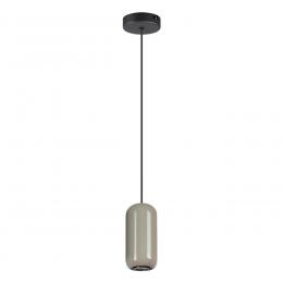 Odeon light 5053/1D PENDANT ODL24 311 черный/серый/металл Подвес GU10 LED 4W OVALI  - 1 купить